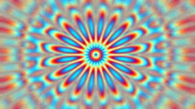 Psychedelic art visual language
