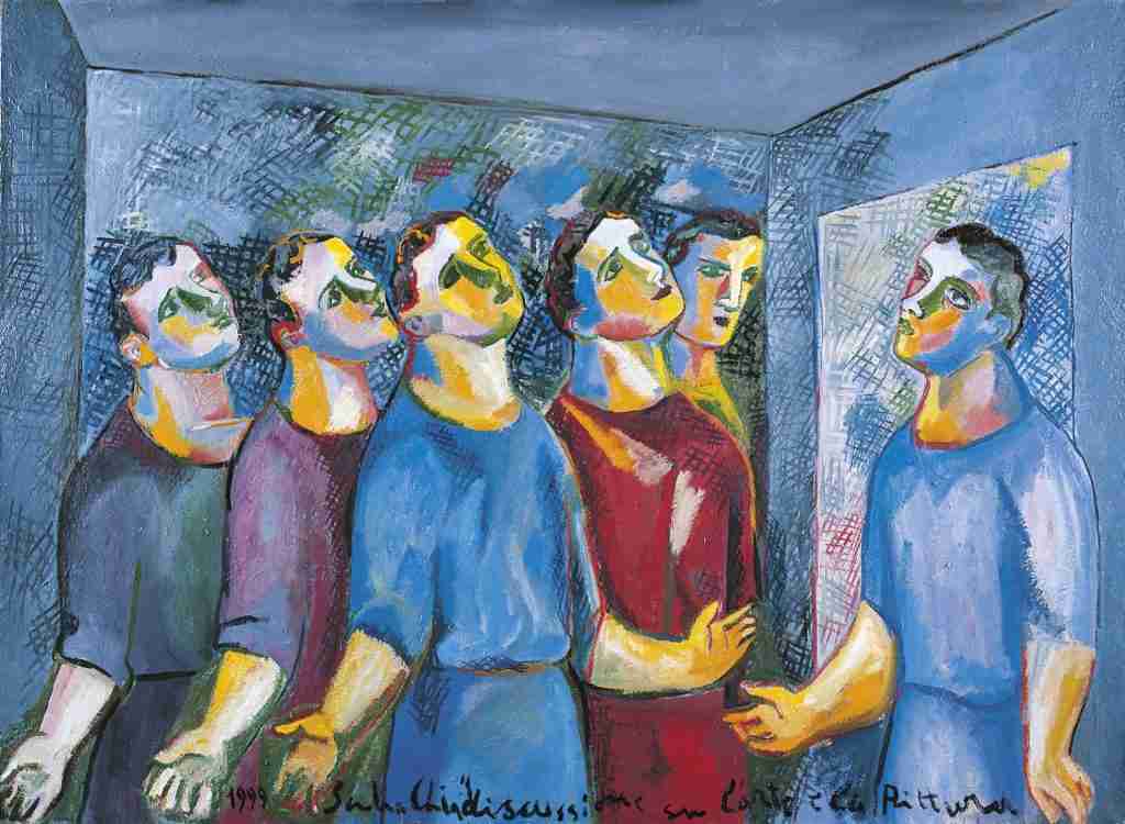 Sandro Chia Discussione su l’arte e la pittura (Discussion on Art and Painting), 1999