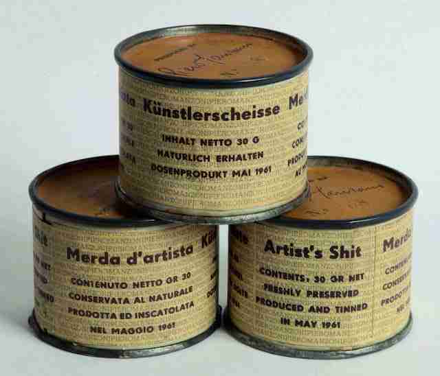 Piero Manzoni - Merda d’Artista Piero Manzoni, Merda d’Artista (tin can)