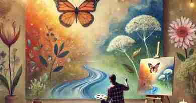 Therapeutic art, a visual metaphor for healing and emotional release