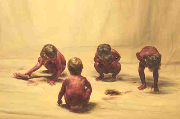 Michael Borremans - Fire from the Sun (Four Figures)