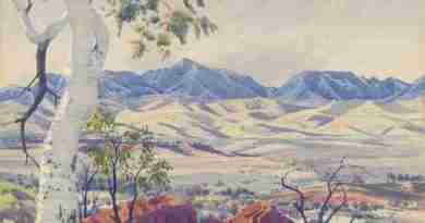 Albert Namatjira — Mount Giles, MacDonnell Ranges, Central Australia