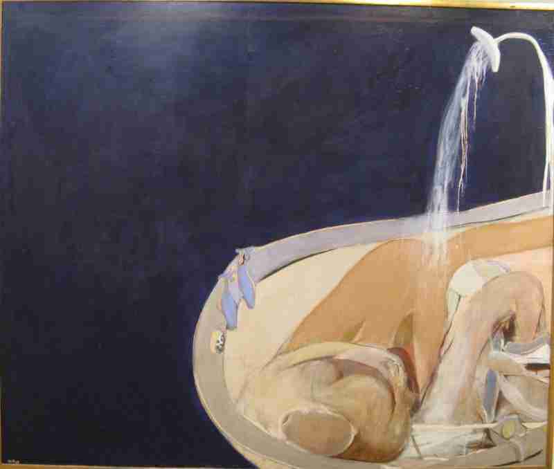 Brett Whiteley — Woman in the Bath and the sensual domestic interior