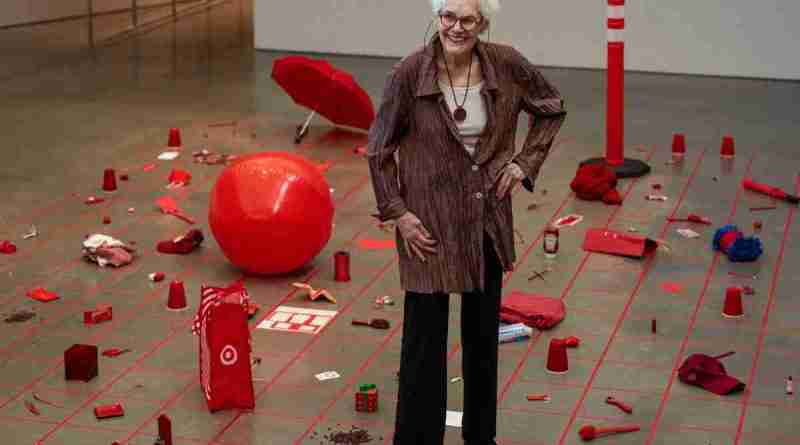 Alison Knowles at BAMPFA, 2022 — Fluxus installation view.