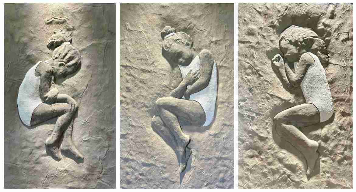 Nel Silenzio (In the Silence), bas-relief.