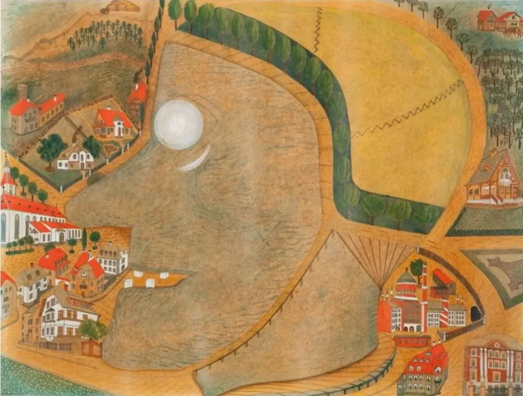 August Natterer, Hexenkopf (Witch’s Head), Prinzhorn Collection