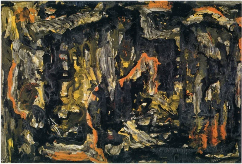 Behjat Sadr - Paradis, Panel of the triptych - Oil on canvas, 110 × 180 cm, 1956. Tehran Museum of Contemporary Art collection Behjat Sadr - Paradis, Panel of the triptych - Oil on canvas, 110 × 180 cm, 1956. Tehran Museum of Contemporary Art collection