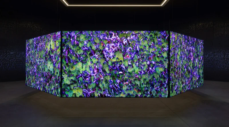 Khaled Sabsabi’s work in the Australia Pavilion. conference of one’s self, 2026, Australia Pavilion at La Biennale di Venezia. Photo: Andrea Rossetti. Courtesy of the artist and Milani Gallery.